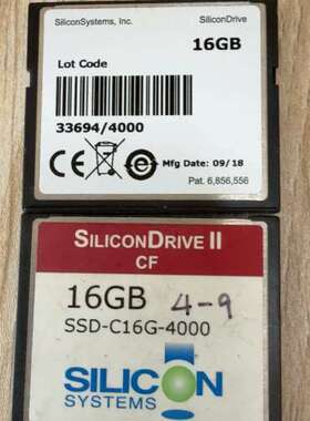 议价SiliconDrive II CF卡16GB，工业级存储卡