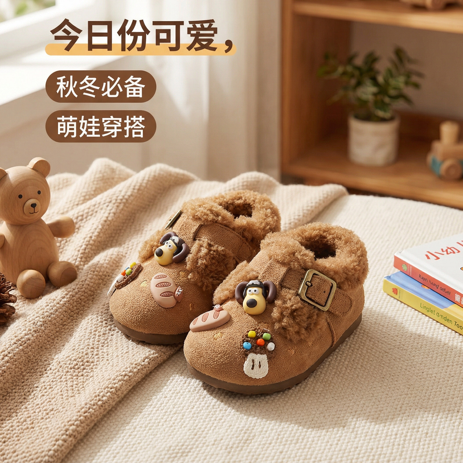 秋冬季新款宝宝幼小稳步鞋可爱百搭皮鞋儿童潮流时尚加绒勃肯鞋子,童鞋/婴儿鞋/亲子鞋,幼小稳步鞋,淘宝优惠券,粉丝福利购,淘宝优惠卷