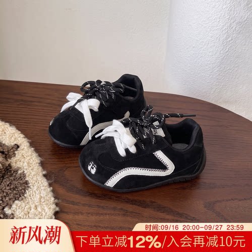 一周岁男宝鞋子女童软底体考鞋婴幼儿防滑运动鞋宝宝德训鞋秋季新