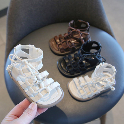 夏季新款宝宝鞋子婴儿学步鞋女童凉鞋高帮儿童鞋软底防滑婴幼儿鞋