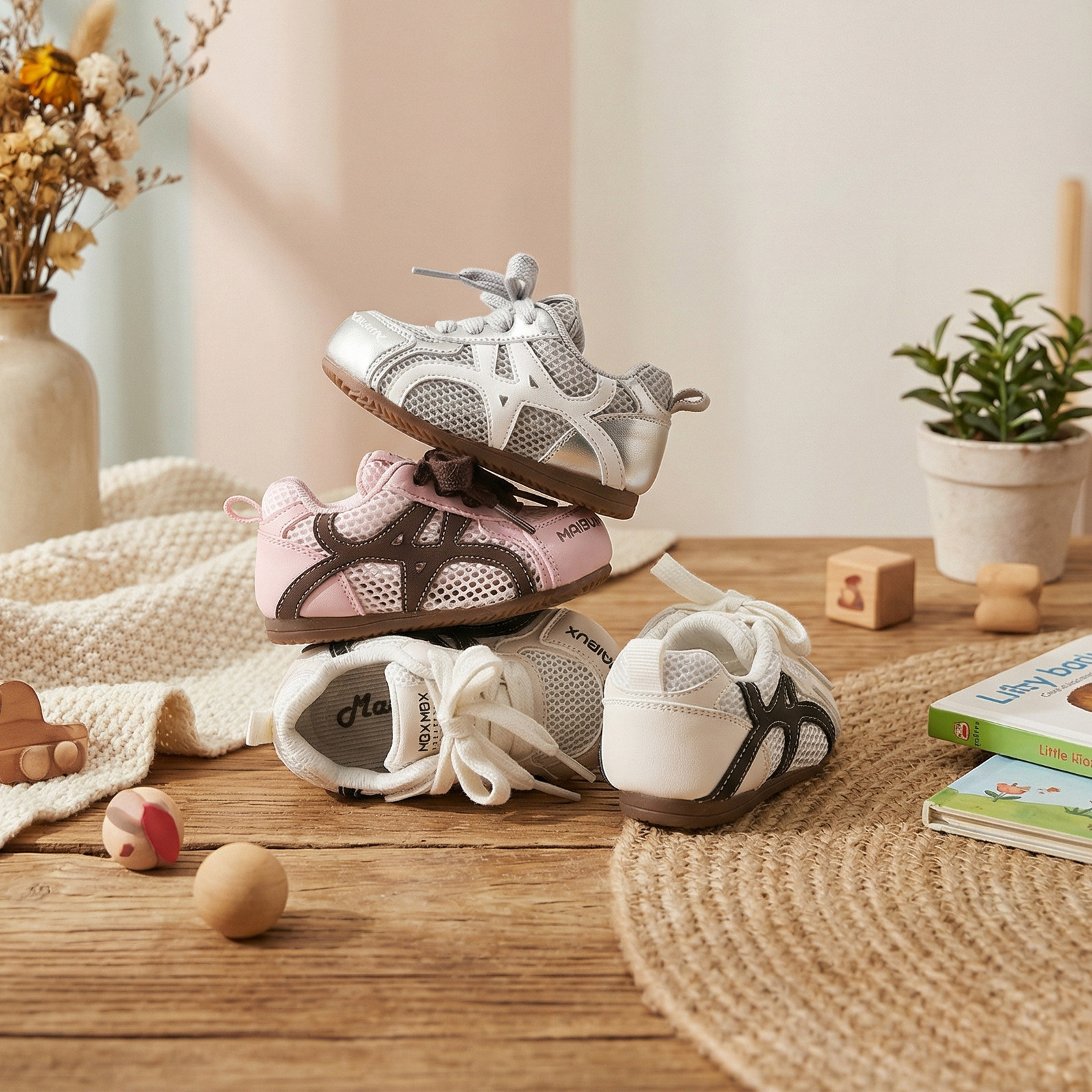 2026年春季新款宝宝学步鞋网面透气软底运动鞋百搭轻便平底德训鞋,童鞋/婴儿鞋/亲子鞋,学步鞋,淘宝优惠券,粉丝福利购,淘宝优惠卷