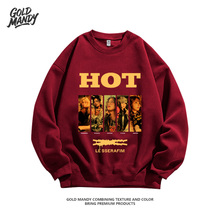 Lesserafim 粉丝周边应援hot韩女团爱豆百搭重磅纯棉卫衣男女同款