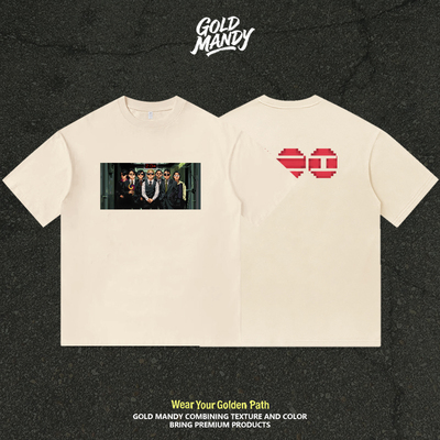 BTS防弹少年团2.0粉丝应援服周边同款纯棉T恤衫半袖情侣男女同款