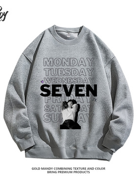 BTS防弹少年团粉丝应援周边田柾国人像重磅纯棉长袖卫衣男女同款