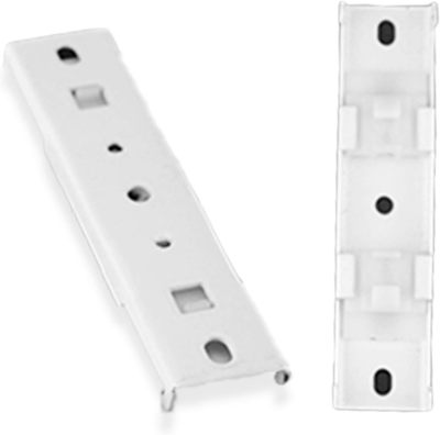 窗帘轨道安装码电动轨直轨弯轨双码卡扣天花板固定码配件辅料