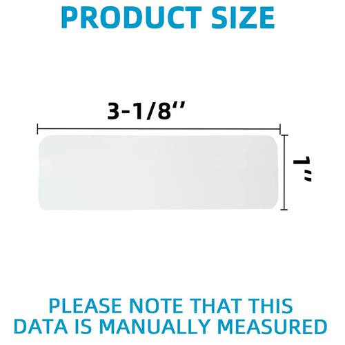 3M //1英寸窗帘铝合金修补片配件 百叶帘铝片修复片 易损耗贴片