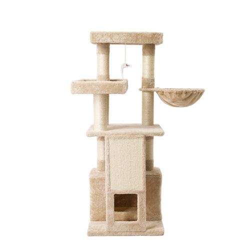 现代简约多层猫塔 吊床猫窝一体 适合多猫 家用宠物家具