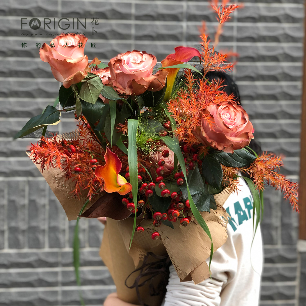 进口玫瑰生日情人节北京同城鲜花