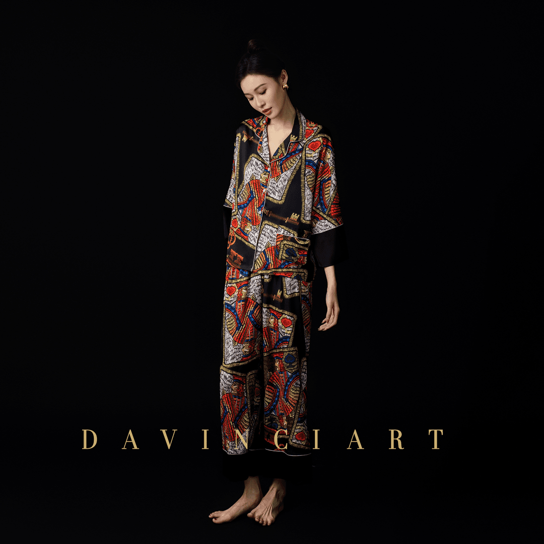 2026夏季复古派对高级感睡衣女冰丝2025春夏新时尚民族风家居服薄