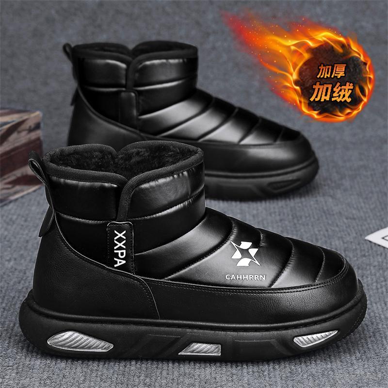 M711冬季雪地靴棉鞋加绒保暖靴加棉男鞋潮鞋高帮户外跨境