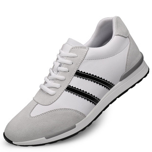 夏季隐形增高鞋男8cm内增高男鞋6潮流透气休闲板鞋潮小白鞋运动鞋