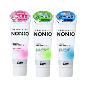 日本进口狮W王nonio牙膏