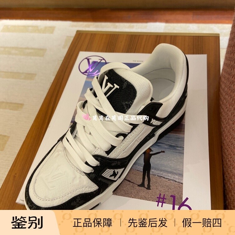 英国代购Louis Vuitton路易威登 新款老花logoTrainers女士休闲鞋