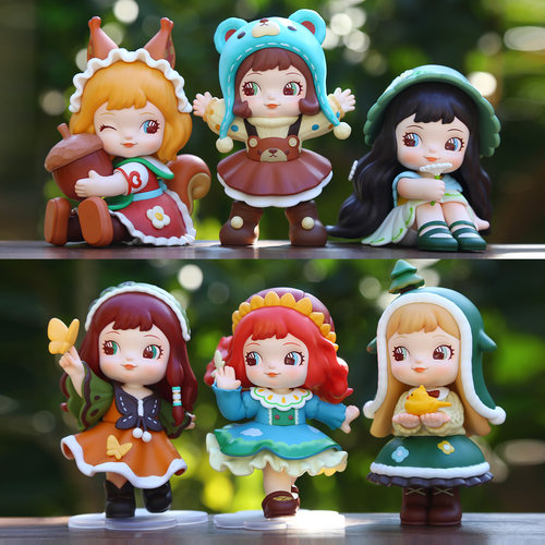 潮玩夏琳森林之子手办盲盒摆件