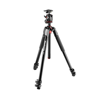 曼富图MK055XPRO3-BHQ2单反相机摄影铝合金3节三脚架球形云台套装
