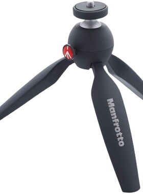 曼富图 MTPIXI-B 微单相机 桌面便携迷你轻巧三脚架云台套装 黑色