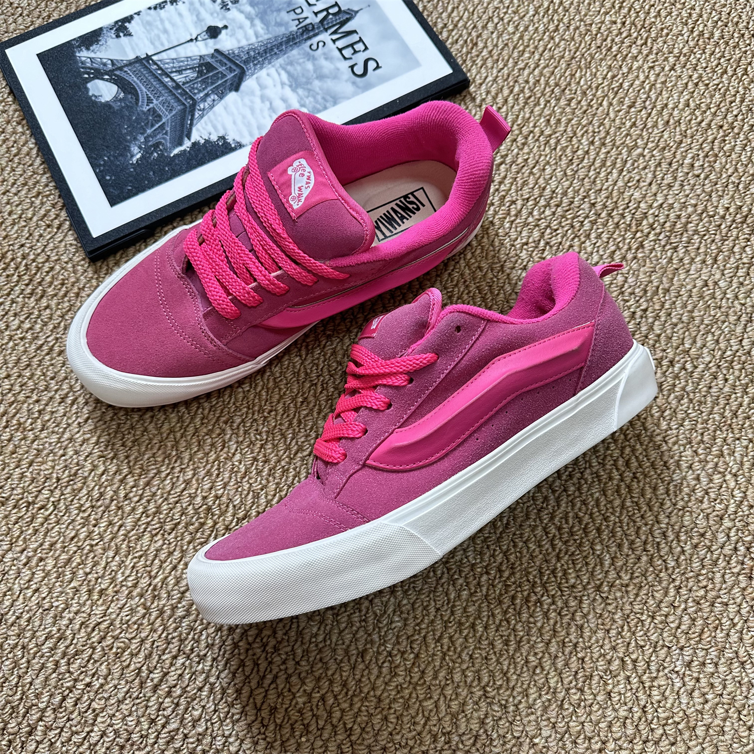 巴克卡黑棕色复古男女休闲板鞋