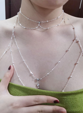 欧美时尚圆珠bikini身体链项链