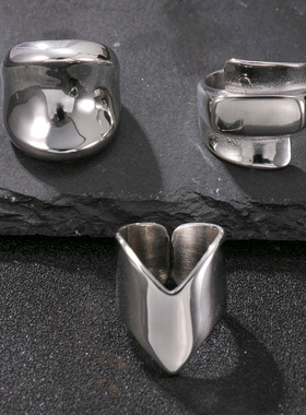 跨境爆款不锈钢女戒20