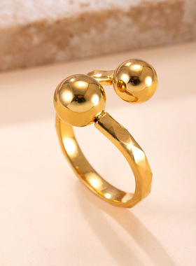 跨境新款不锈钢钛钢戒指