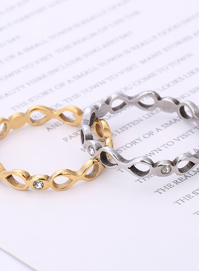 跨境源头厂家不锈钢钛钢戒指批发