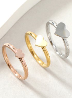 韩版不锈钢情侣钛钢饰品套装