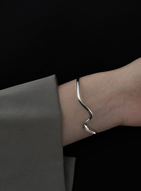 莫比乌斯环复古手镯女ins日韩小众简约学生手环欧美饰品