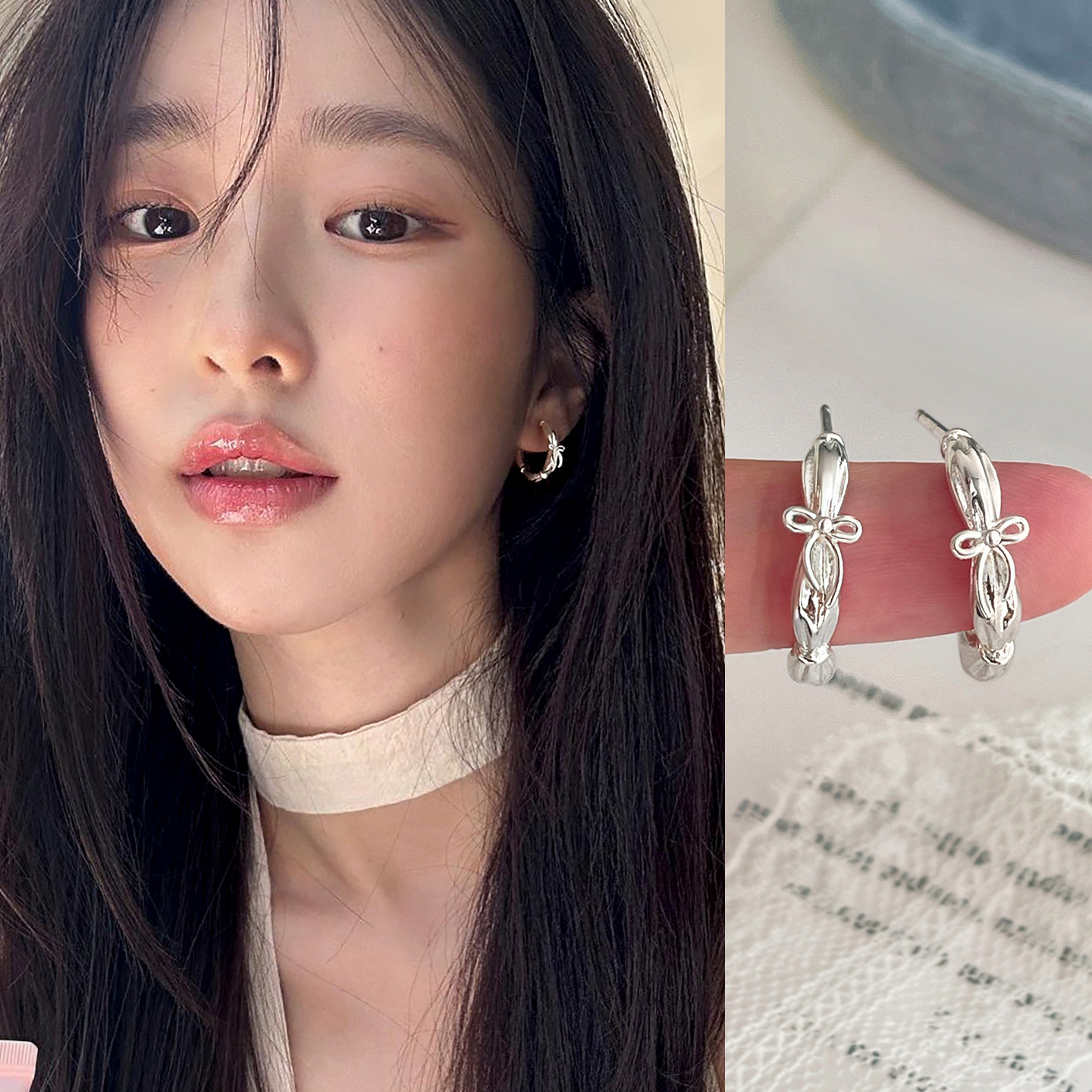 蝴蝶结耳环高级感女2026新款百搭小众设计爆款耳饰时尚设计感气质,饰品/流行首饰/时尚饰品新,耳环,淘宝优惠券,粉丝福利购,淘宝优惠卷