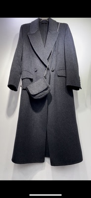 双面羊绒大衣中长款正肩女款高级羊毛韩版外套2025冬季新款大衣