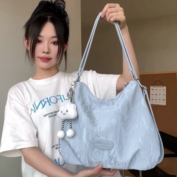 简约森系通勤托特包质感学生上课