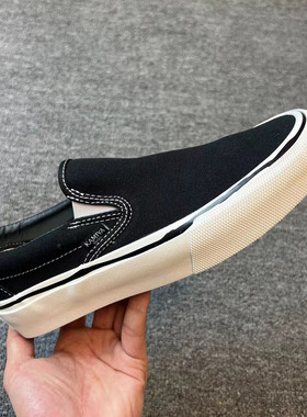 余文乐同款开口笑KAMIYA帆布鞋懒人一脚蹬春夏季低帮休闲情侣板鞋