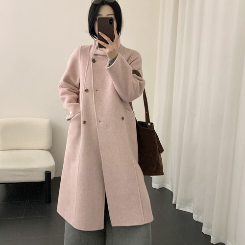 七七冬上新韩系简约百搭不挑人羊毛外套（含70羊毛）078852