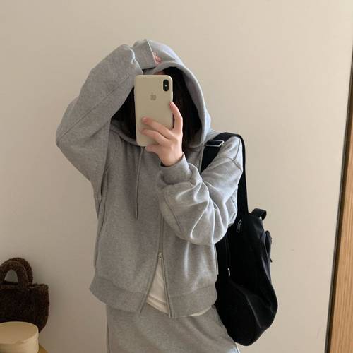 七七设计帽拉链MMT—韩系ins风轻甜系穿搭卫衣外套S882500