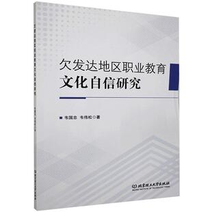 社会科学书籍 不发达地区职业教育研究中国 欠发达地区职业教育文化自信研究 韦国忠