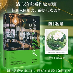 贾平凹推荐 凡是遇见皆有深意 康娜著畅销文学小说书籍正是橙黄橘绿时我 阿勒泰赠作者手绘拍立得现代散文随笔正版 书籍