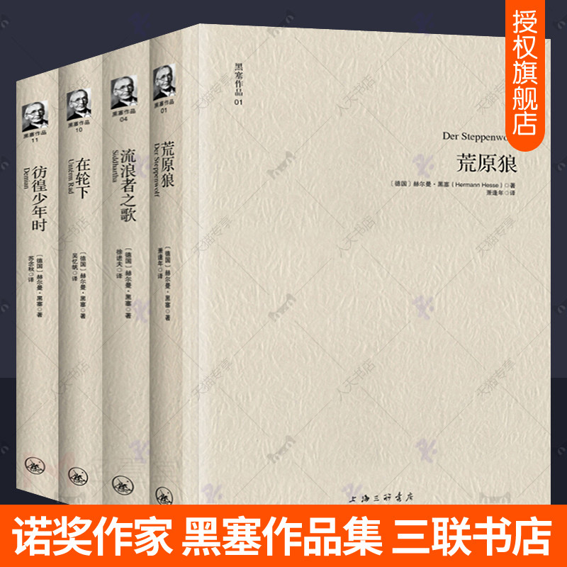 黑塞作品集全套4册 悉达多在轮下+荒原狼+彷徨少年时+流浪者之歌 诺贝尔文学奖获奖作家赫尔曼黑塞文集全集 外国文学小说书籍属于什么档次？