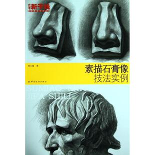 社艺术石膏像素描技法高考参考资料 素描石膏像技法实例刘长海中国纺织出版 人天书店畅销书排行榜 书籍 正版