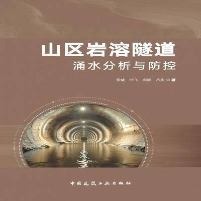 正版书籍 山区岩溶隧道涌水分析与防控张斌叶飞向波吕庆中国建筑工业出版社建筑  人天书店畅销书排行榜