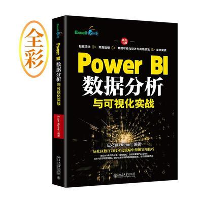 正版书籍 Power BI数据分析与可视化实战北京大学出版社计算机与网络  人天书店畅销书排行榜