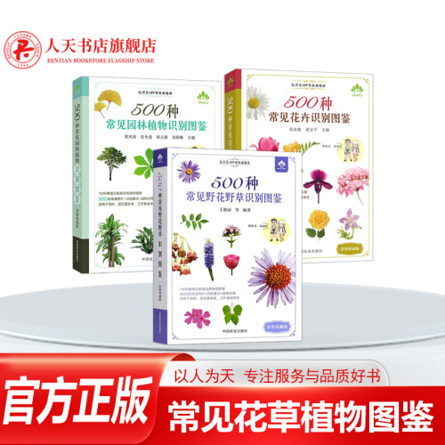 500种常见野花野草识别图鉴书