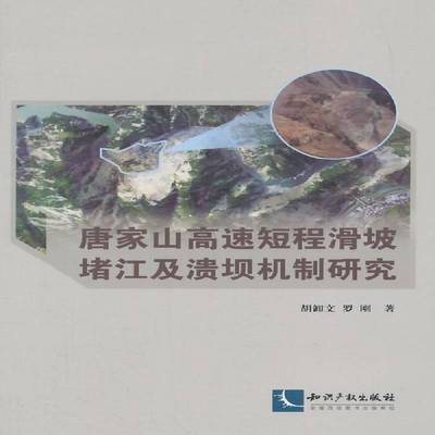正版书籍 唐家山高速短程滑坡堵江及溃坝机制研究胡卸文知识产权出版社工业技术  人天书店畅销书排行榜