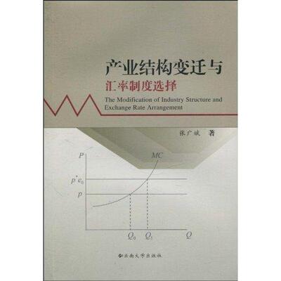 产业结构变迁与汇率制度选择 张广斌 产业结构关系汇率货币制度研究 经济书籍