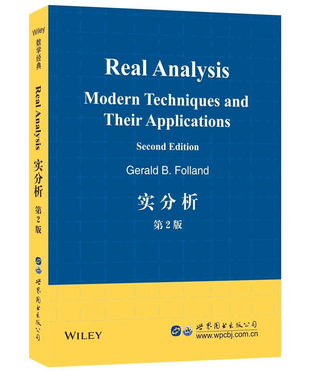 Real analysis:modern techniques and their applications实分析第2版实分析研究生教材英文自然科学书籍理工类专业研究生教材zw