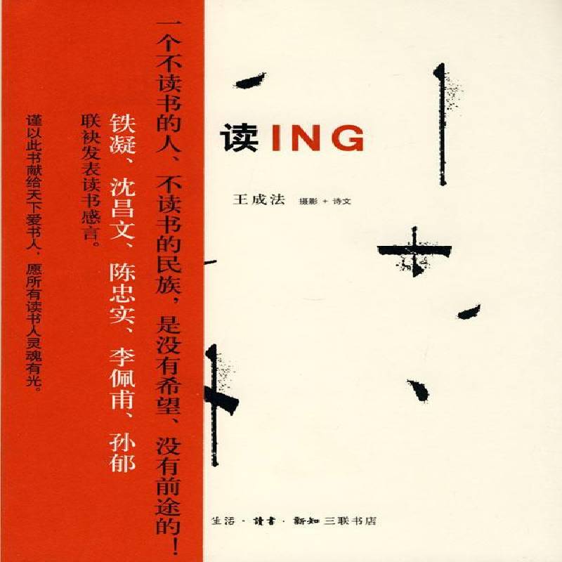 正版书籍 读ING王成法摄影诗文生活·读书·新知三联书店文学摄影集中国现代 人天书店畅销书排行榜