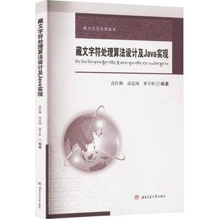 正版书籍 藏文字符处理算法设计及Java实现高红梅西南交通大学出版社图书 人天书店畅销书排行榜