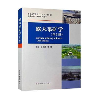 正版书籍 露天采矿学赵红泽应急管理出版社工业技术  人天书店畅销书排行榜