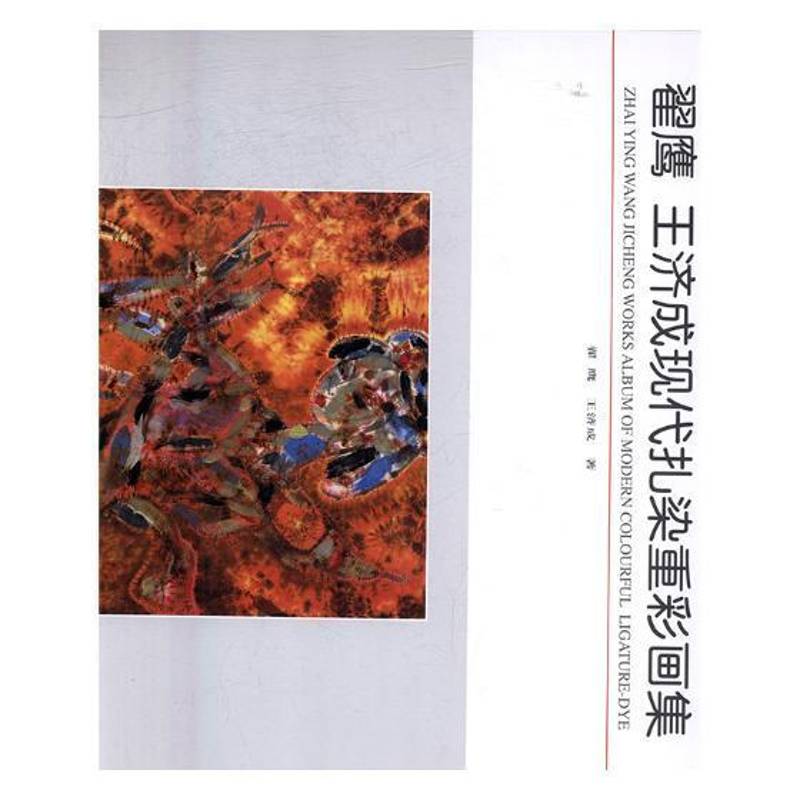 正版书籍 翟鹰 王济成现代扎染重彩画集翟鹰北京工艺社艺术工笔重彩作品集中国现代 人天书店畅销书排行榜