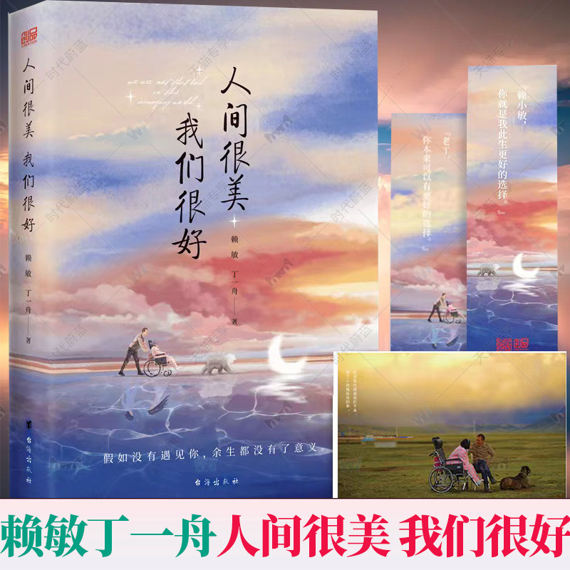 赠书签 告白卡】 人间很美我们很好 赖敏 丁一舟著 假如没有遇见你