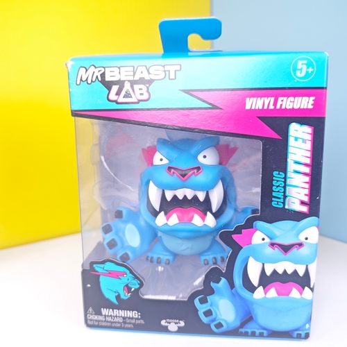 MrBeast Lab弹性英雄迷彩搪胶公仔捏捏乐标准豹子试验瓶儿童玩具
