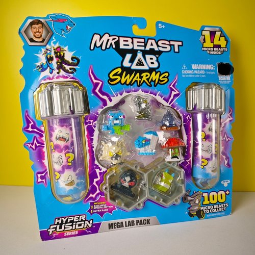 MrBeast Lab原子系列变异试管6只装科学怪人宝藏儿童盲盒玩具